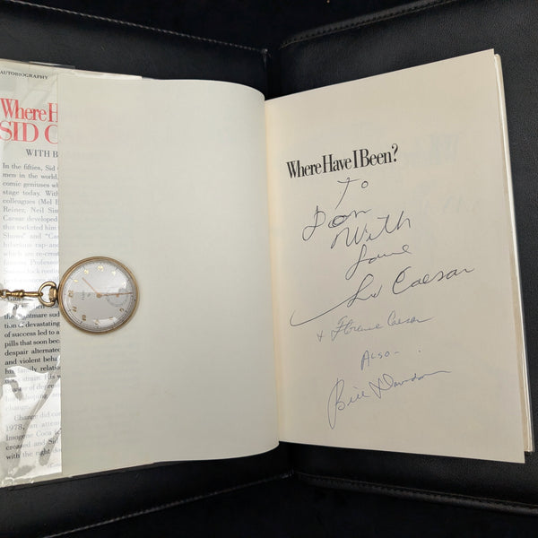 Where Have I Been? An Autobiography by Sid Caesar & Bill Davidson (Signed First Edition), 1982 🎭😂📺