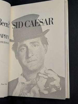 Where Have I Been? An Autobiography by Sid Caesar & Bill Davidson (Signed First Edition), 1982 🎭😂📺