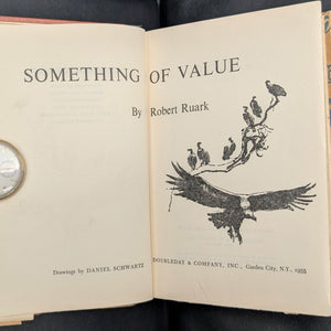 Something Of Value, by Robert Ruark (RARE, First Edition), 1955 🐘🌍📜