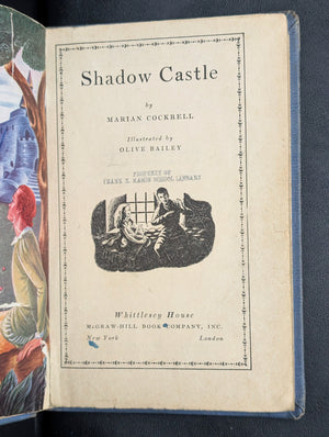 Shadow Castle by Marian Cockrell (RARE First Printing), 1945. 🏰✨📜