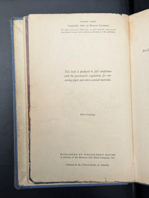 Shadow Castle by Marian Cockrell (RARE First Printing), 1945. 🏰✨📜