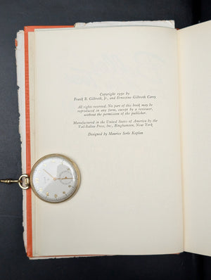 Belles On Their Toes, by Frank Gilbreth Jr. and Ernestine Gilbreth Carey, (First Edition), 1950 👨‍👩‍👧‍👦✍️📚