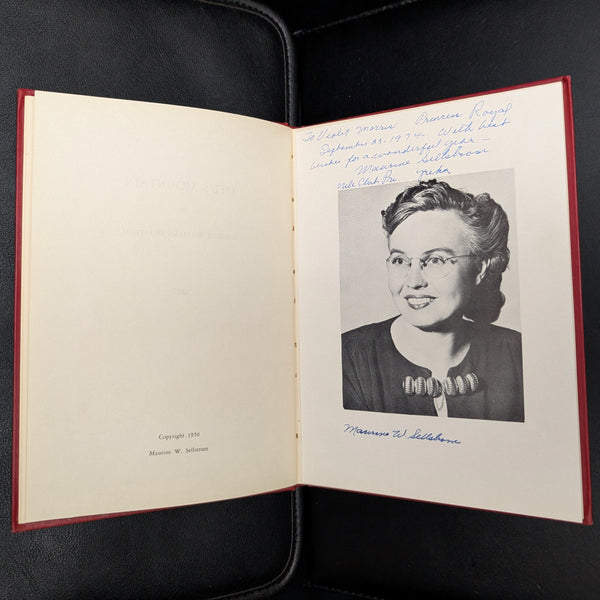 Life's Mountain by Maurine Williams Sellstrom (Signed First Edition), 1950 🏔️✍️🕊️