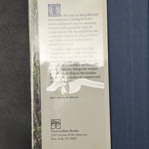 The Outlaws of Sherwood by Robin McKinley (Signed, First Edition, Third Printing), 1988 🏹🌳👸