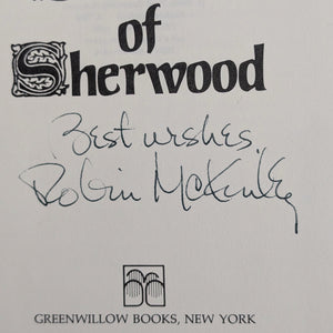 The Outlaws of Sherwood by Robin McKinley (Signed, First Edition, Third Printing), 1988 🏹🌳👸