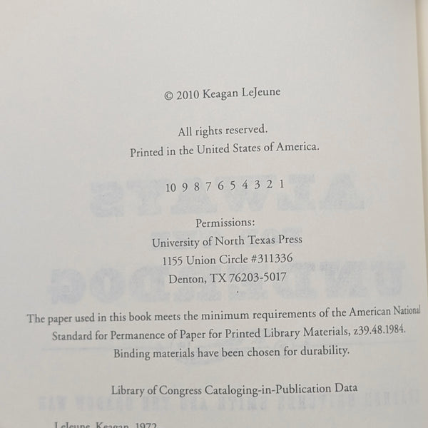 Always for the Underdog by Keagan Lejeune (First Edition with Inscription), 2010 🏈📚📜