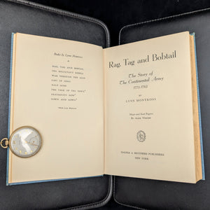 Rag-Tag and Bobtail by Lynn Montross (First Edition with Dust Jacket), 1952 🇺🇸📜⚔️