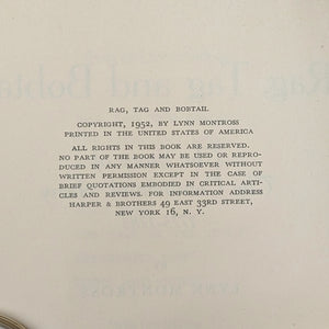 Rag-Tag and Bobtail by Lynn Montross (First Edition with Dust Jacket), 1952 🇺🇸📜⚔️