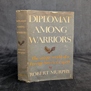 Diplomat Among Warriors by Robert Murphy (First Edition, Inscribed), 1964 📜🌎✈️