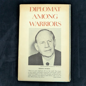 Diplomat Among Warriors by Robert Murphy (First Edition, Inscribed), 1964 📜🌎✈️