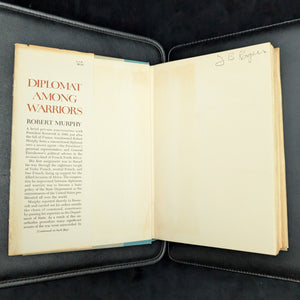 Diplomat Among Warriors by Robert Murphy (First Edition, Inscribed), 1964 📜🌎✈️