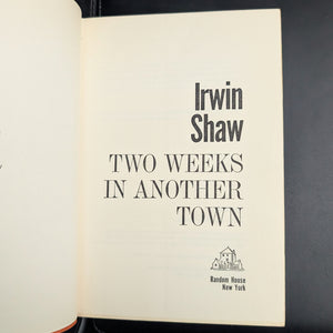Two Weeks in Another Town by Irwin Shaw (First Printing with Dust Jacket), 1960 🎭🎬🇮🇹