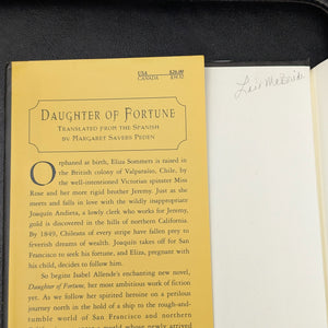 Daughter of Fortune by Isabel Allende (First Edition, Inscribed), 1999 📜💰🚢