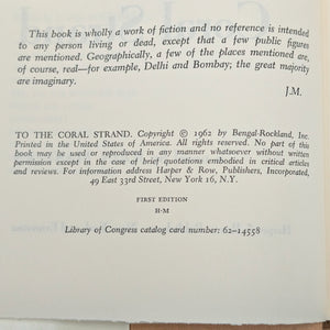 To the Coral Strand by John Masters (First Edition with Dust Jacket), 1962 🇮🇳📜🇬🇧
