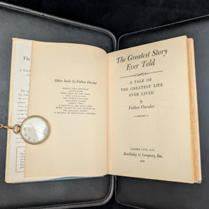 The Greatest Story Ever Told by Fulton Oursler (First Edition with Dust Jacket), 1949 🙏📖🎬
