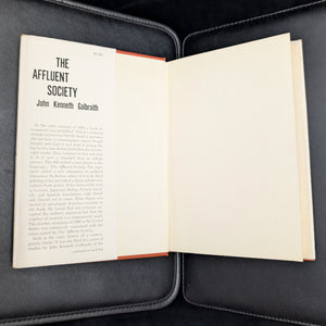 The Affluent Society by John Kenneth Galbraith (First Edition), 1958 💰📚🇺🇸