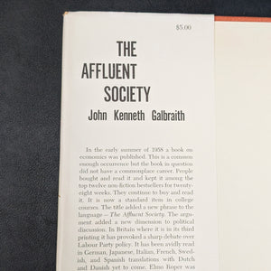 The Affluent Society by John Kenneth Galbraith (First Edition), 1958 💰📚🇺🇸