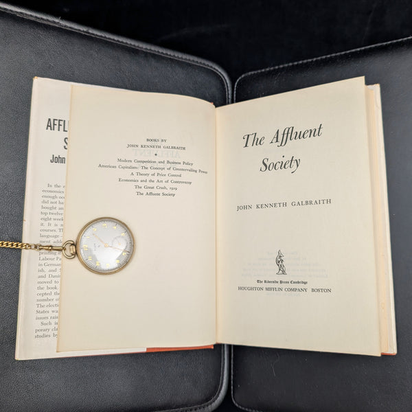 The Affluent Society by John Kenneth Galbraith (First Edition), 1958 💰📚🇺🇸