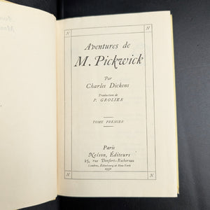 The French Nelson Collection, (5-Volume Set), 1932-1934 🇫🇷📚🏛️