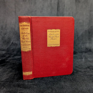 Anthology of the World's Best Poems, by Edwin Markham, (6-Volume Set, Memorial Edition), 1948 🌎📜✒️