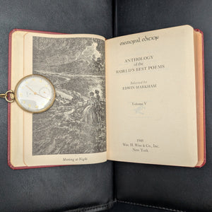 Anthology of the World's Best Poems, by Edwin Markham, (6-Volume Set, Memorial Edition), 1948 🌎📜✒️