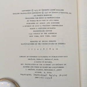 A Castle in Bavaria, by Prince and Princess d'Orléans (First English Translation), 1977 🏰👑📜