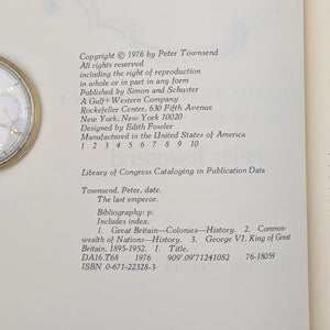 The Last Emperor by Peter Townsend (First Edition with Ex-Libris), 1976 🇨🇳👑📜