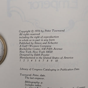 The Last Emperor by Peter Townsend (First Edition with Ex-Libris), 1976 🇨🇳👑📜