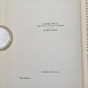 The Three Musketeers, by Alexandre Dumas, (Illustrated, First Edition of this Edition), 1931 ⚔️🇫🇷👑