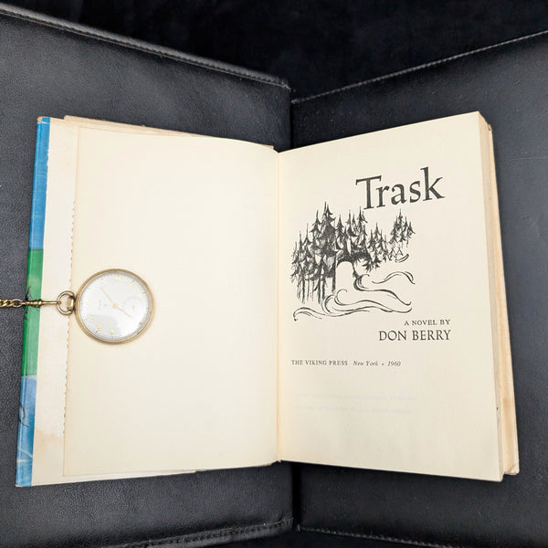 Trask by Don Berry (First Edition, Damaged Copy), 1960. 🌲🏔️📜