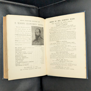 The History of David Grieve by Mrs. Humphry Ward (Early Edition), 1892 📜🕰️🇬🇧