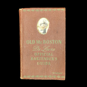 Old Mr. Boston Official Bartender's Guide by Leo Cotton (9th Edition, Illustrated), 1953 🍸📜🇺🇸