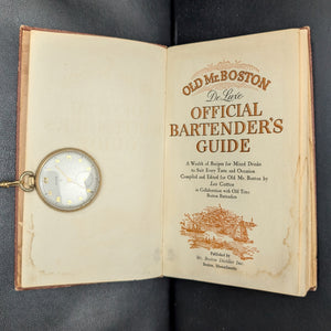 Old Mr. Boston Official Bartender's Guide by Leo Cotton (9th Edition, Illustrated), 1953 🍸📜🇺🇸