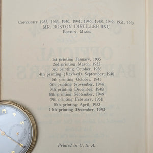 Old Mr. Boston Official Bartender's Guide by Leo Cotton (9th Edition, Illustrated), 1953 🍸📜🇺🇸