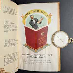 Old Mr. Boston Official Bartender's Guide by Leo Cotton (9th Edition, Illustrated), 1953 🍸📜🇺🇸