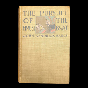 The Pursuit of the House-Boat by John Kendrick Bangs (First Edition, Illustrated, Rare), 1897 👻🕵️📜