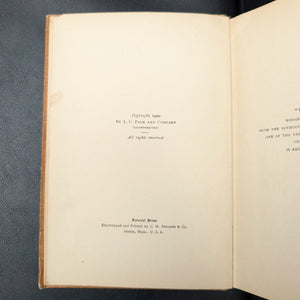 The Story of Dago by Annie Fellows Johnston (First Edition), 1900 🐒📚🐾