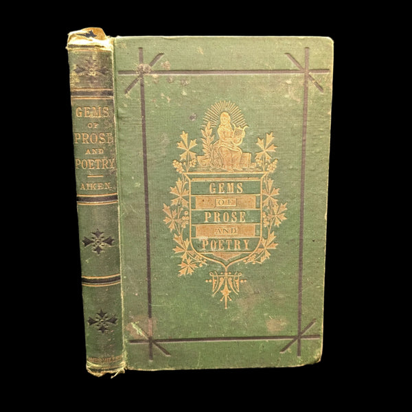 Gems of Prose and Poetry by James R. Aiken (First Edition), 1876 📜✨💎