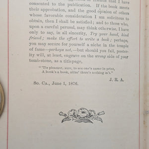 Gems of Prose and Poetry by James R. Aiken (First Edition), 1876 📜✨💎