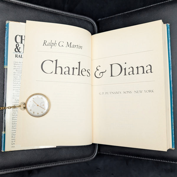 Charles & Diana by Ralph G. Martin (First Printing, Illustrated), 1985 👑📜📷