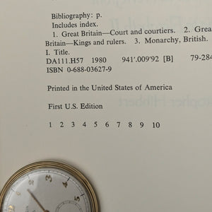 The Court Of St James's, by Christopher Hibbert, (First U.S. Edition), 1980 👑📜🇬🇧