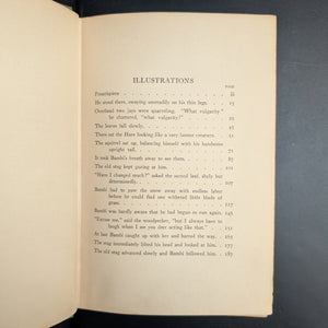 Bambi: A Life in the Woods by Felix Salten (RARE, First American Edition), 1929 🌿🦌🌳