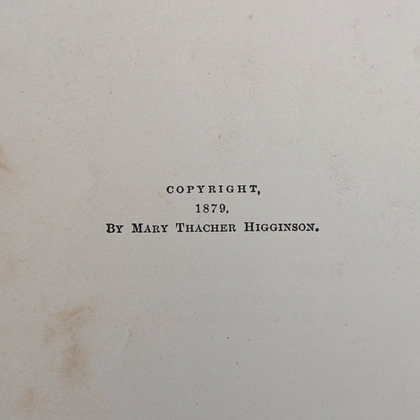 Room for One More by Mary Thacher Higginson (First Edition), 1879 🏡📜✨
