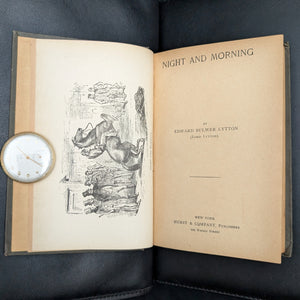 Night And Morning, by Edward Bulwer Lytton, (RARE, Decorative Binding, Illustrated), 1851 📜✨🏛️
