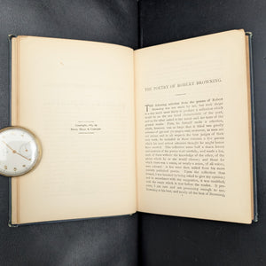 Selections from the Poetry of Robert Browning by Robert Browning (First Edition, Decorative Binding), 1883 📜✨✒️