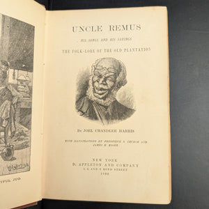 Uncle Remus: His Songs and Sayings by Joel Chandler Harris (Illustrated Appleton Edition), 1890 🦊📜🇺🇸