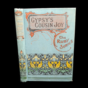Cover of the book 'Gypsy's Cousin Joy, The Ruby Series' featuring ornate designs and text.