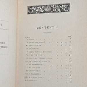 Gypsy's Cousin Joy, by E. Stuart Phelps, (RARE, Decorative Binding, The Ruby Series), Undated 📜✨👧