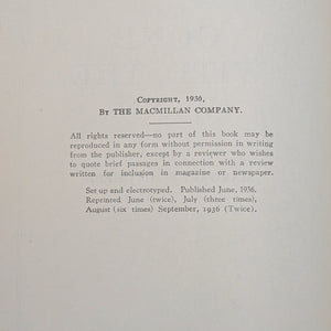 Gone with the Wind by Margaret Mitchell (RARE, Early Printing), September 1936 📜✍️🏛️
