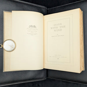 Gone With The Wind by Margaret Mitchell (RARE Early Printing, Book Cover Slips), February 1937 📜🇺🇸💔
